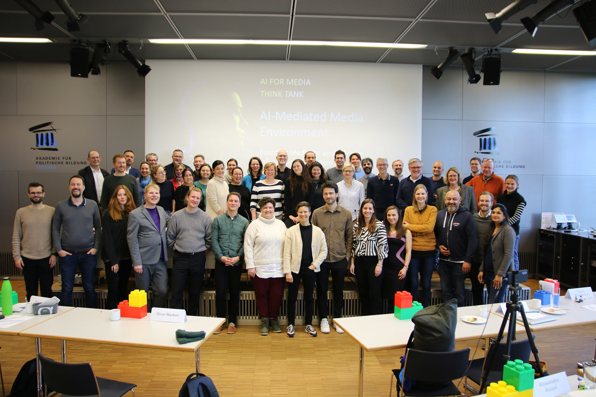 aiformedia_thinktank_participants. Photo: Akademie für Politische Bildung