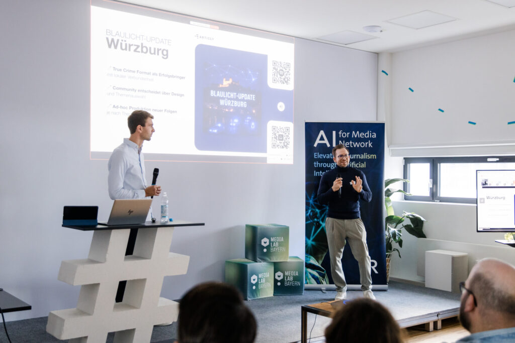 Links: Wolf Weimer (Articly), rechts: Christian Papay, Main-Post